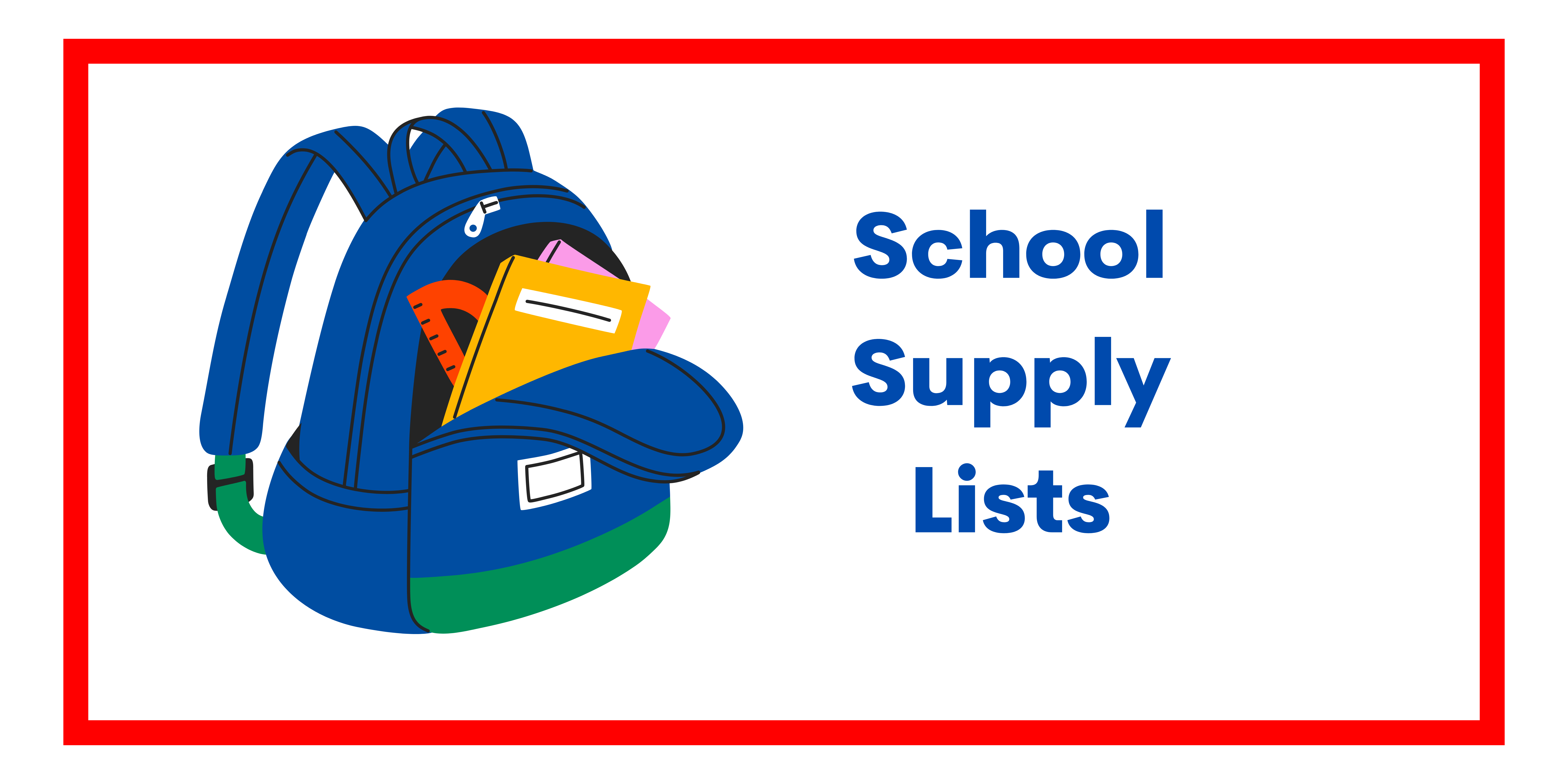 School Supply List / School Supply List